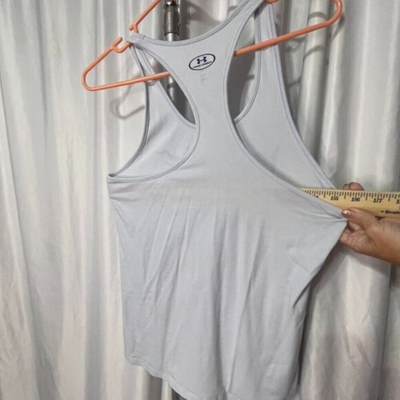 Under Armour Women’s Medium HeatGear Loose Tank Top – Blue Mountain Print - Picture 3 of 7